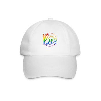 Be original vector design symbol retro quote label - Baseball Cap - white/white - Front