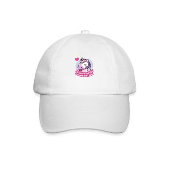 Let them believe that unicorns don’t exist - Baseball Cap - white/white - Front