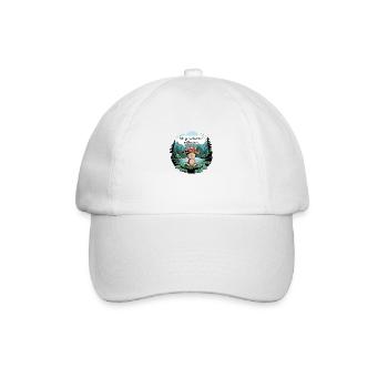 Nous grandissons mieux avec le calme - Casquette classique - blanc/blanc - Devant