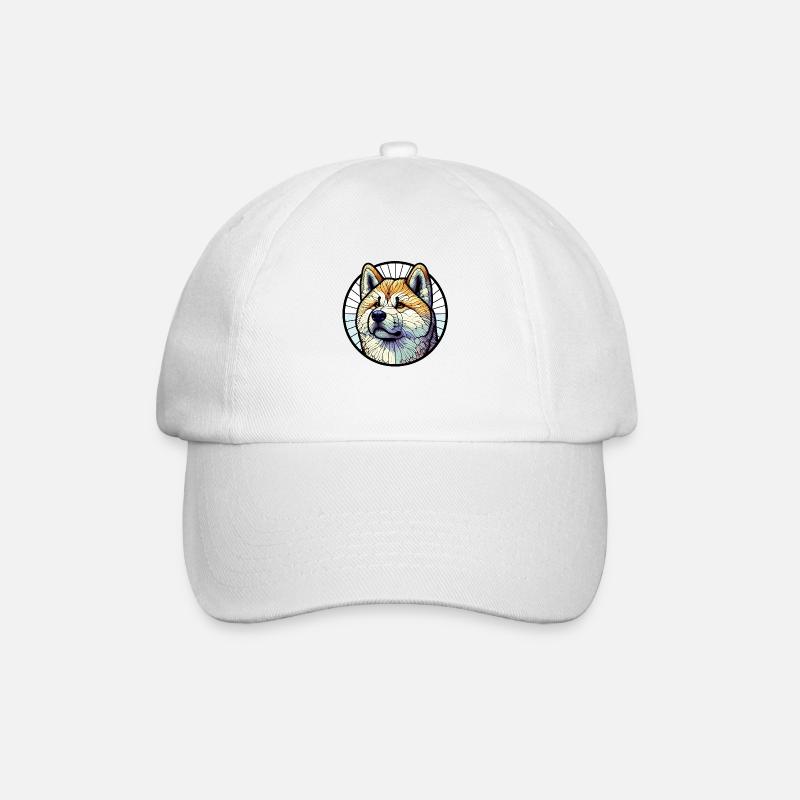 Akita Inu - Casquette classique - blanc/blanc