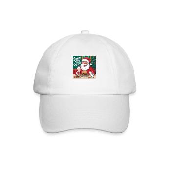 Santa’s Cheat Day - Funny Christmas Design - Casquette classique - blanc/blanc - Devant