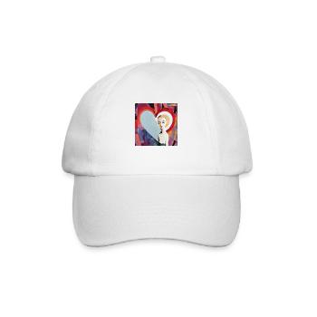 Eyes full of love - Baseball Cap - white/white - Front