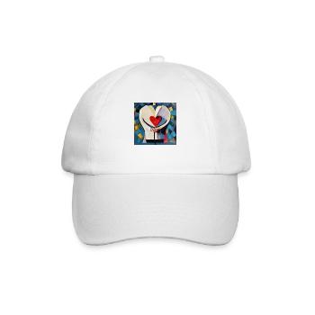 What is left? - Baseball Cap - white/white - Front