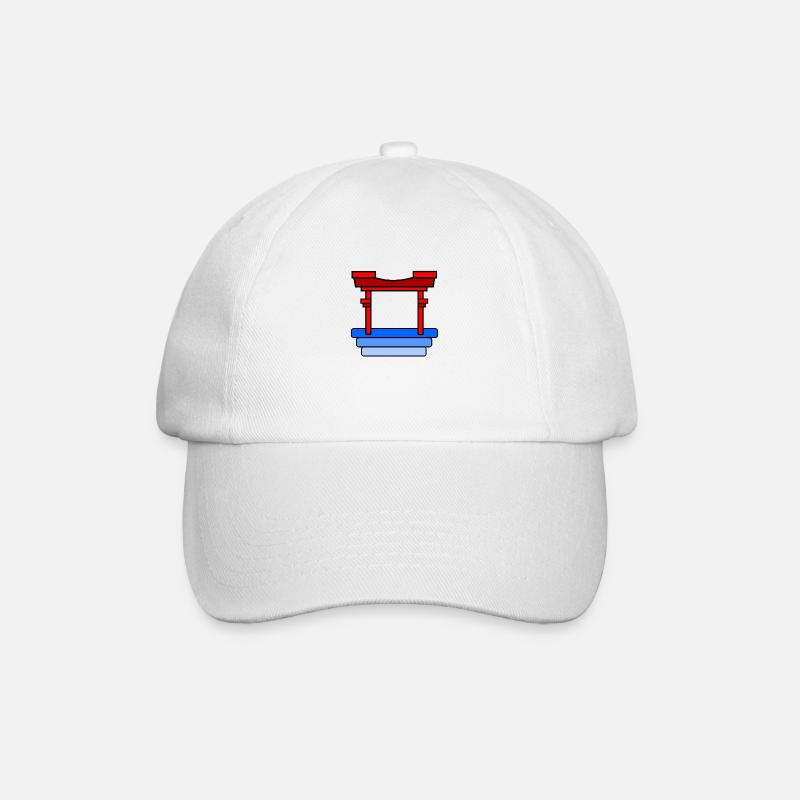 Come to Asia - Baseballkappe - Weiß/Weiß