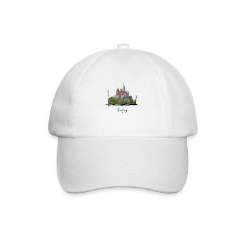 Limburg Cathedral // Illustration - Baseball Cap - white/white - Front