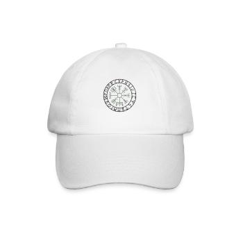 Boussole Viking - Casquette classique - blanc/blanc - Devant