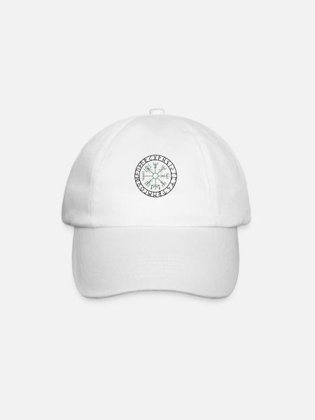 Boussole Viking - Casquette classique - blanc/blanc