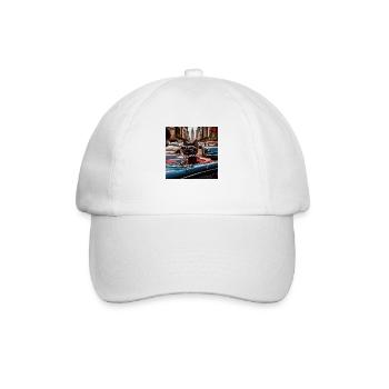 Cat on tour - I love Mexico! - Mexico city - Baseball Cap - white/white - Front