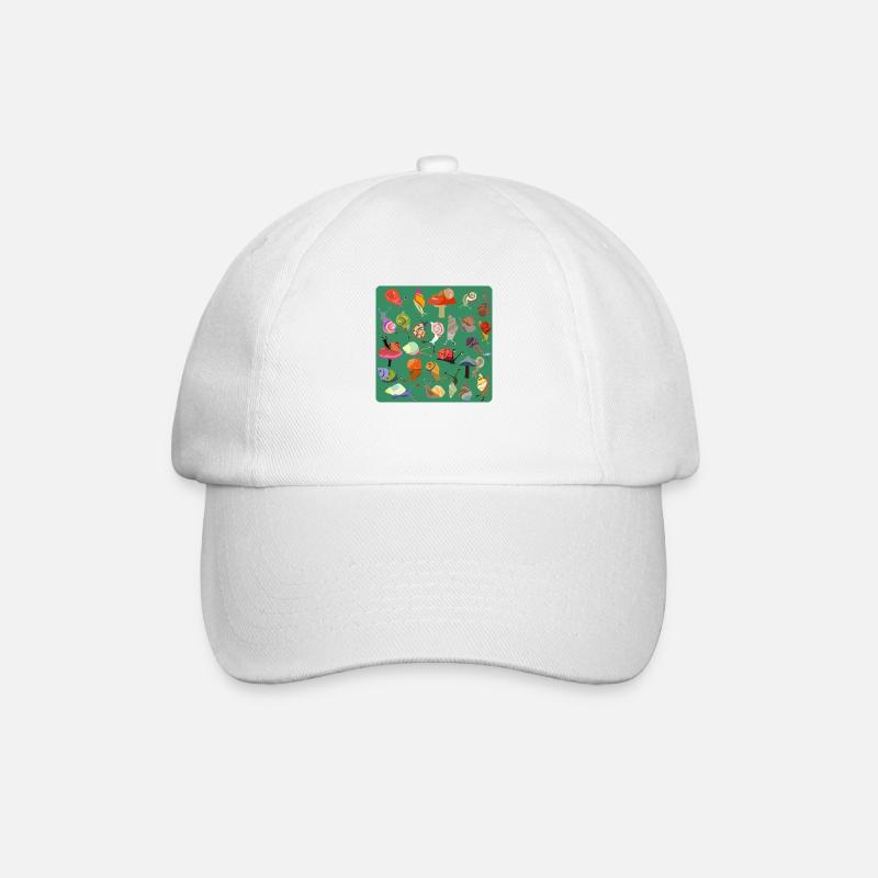 Bouquet d’escargots - Casquette classique - blanc/blanc