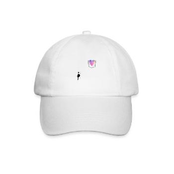 Cat Close to the Heart - Cat Lover Gift - Baseball Cap - white/white - Front