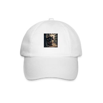 Le chat samouraï - Le voyage du petit guerrier - Casquette classique - blanc/blanc - Devant
