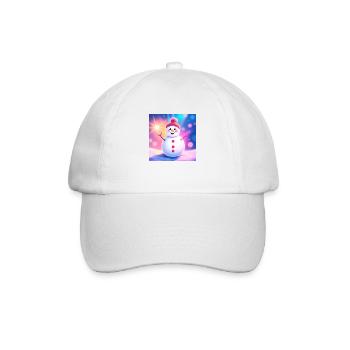 Mignon bonhomme de neige - Casquette classique - blanc/blanc - Devant