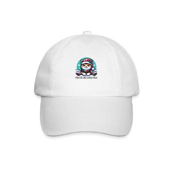 Cute Cat Christmas - Baseball Cap - white/white - Front