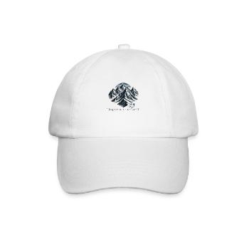 I know a shortcut! Mountains Hiking Extreme - Baseball Cap - white/white - Front
