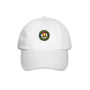 kranz glocke 1 - Baseballkappe - Weiß/Weiß - Vorne