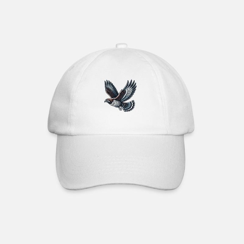 Buzzard - Baseball Cap - white/white