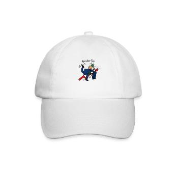 Broker Fee - Baseballkappe - Weiß/Weiß - Vorne