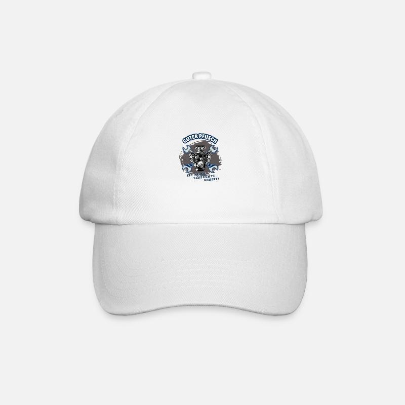 Good botch is not bad work - Baseball Cap - white/white
