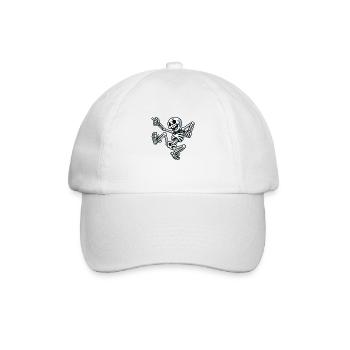 Danse du crâne - Casquette classique - blanc/blanc - Devant