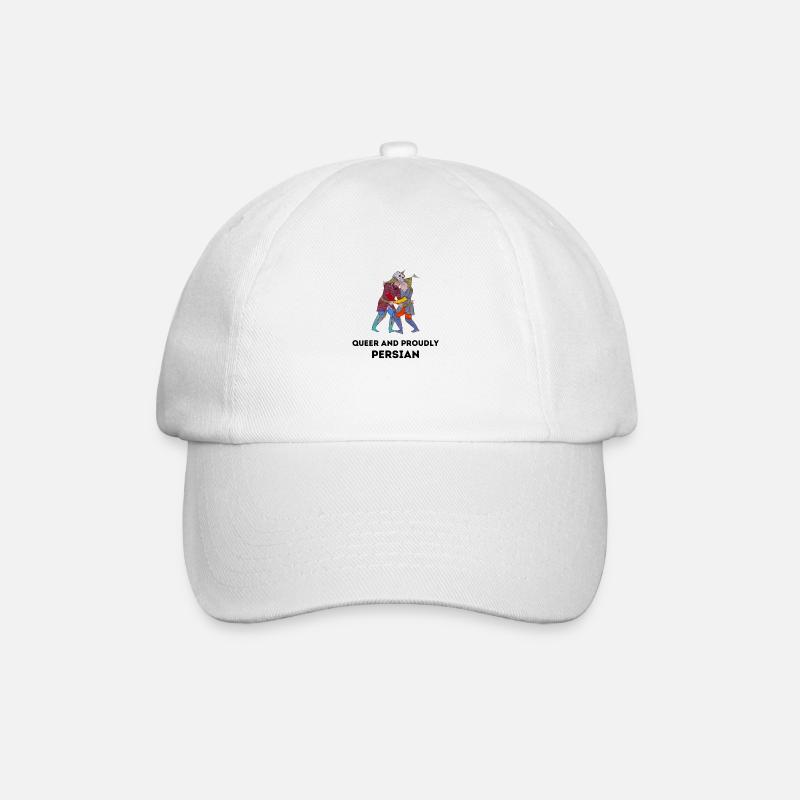 Queer - Iran - Baseball Cap - white/white