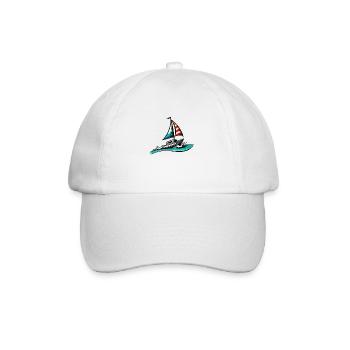 Navigation en bateau - Casquette classique - blanc/blanc - Devant
