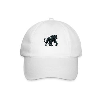 Panthère noire dure - Casquette classique - blanc/blanc - Devant
