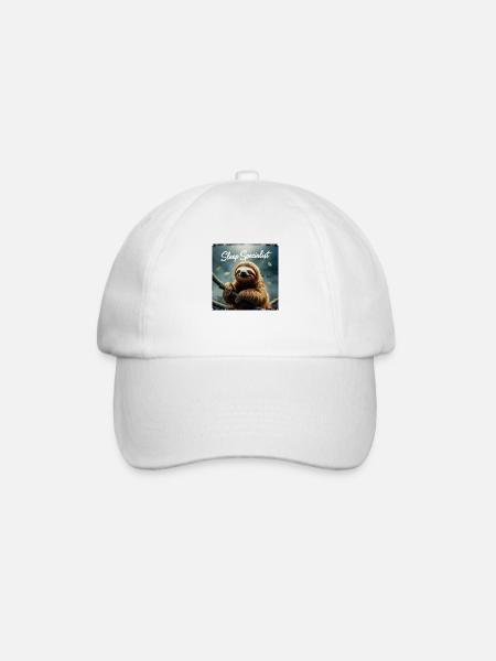 Sleep Specialist - Baseball Cap - white/white