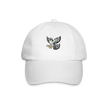 Falcon large - Baseball Cap - white/white - Front