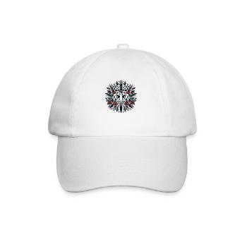 Une épée parmi les fleurs - Casquette classique - blanc/blanc - Devant
