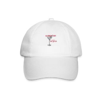 Galentine's day red - Baseballkappe - Weiß/Weiß - Vorne