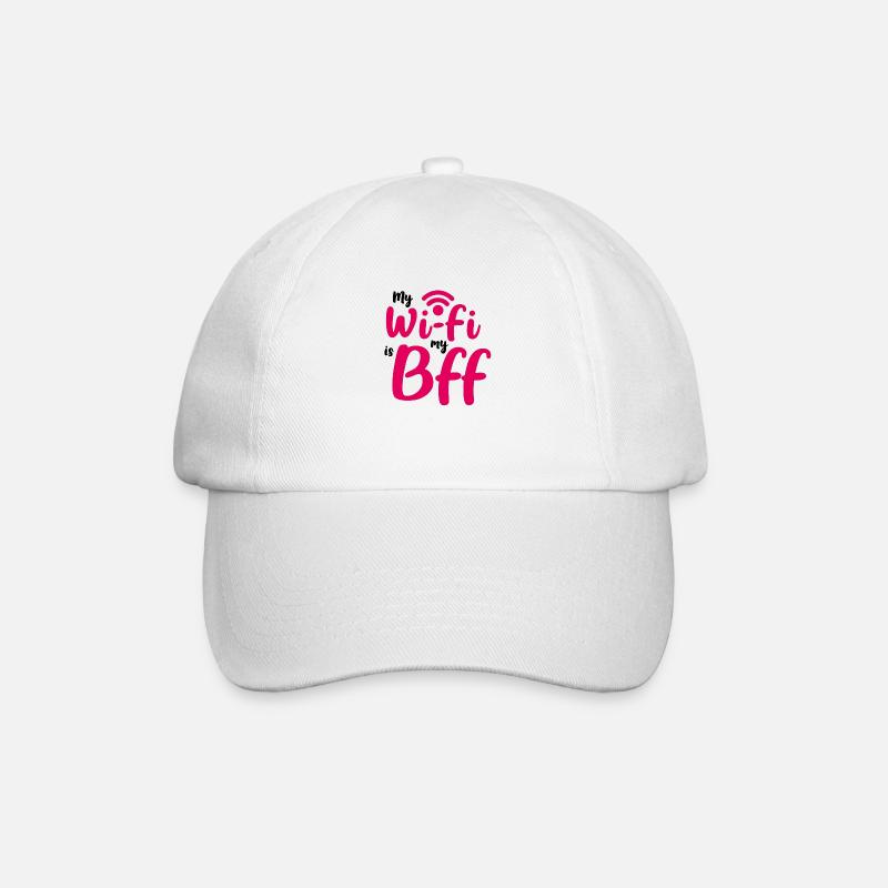Wi-Fi BFF - Casquette classique - blanc/blanc