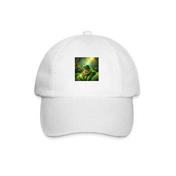 Kambo Frog - Baseballkappe - Weiß/Weiß - Vorne