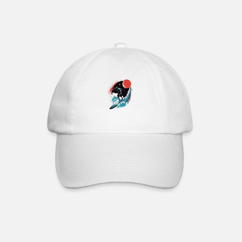 Cosmic Surf - Baseballkappe - Weiß/Weiß