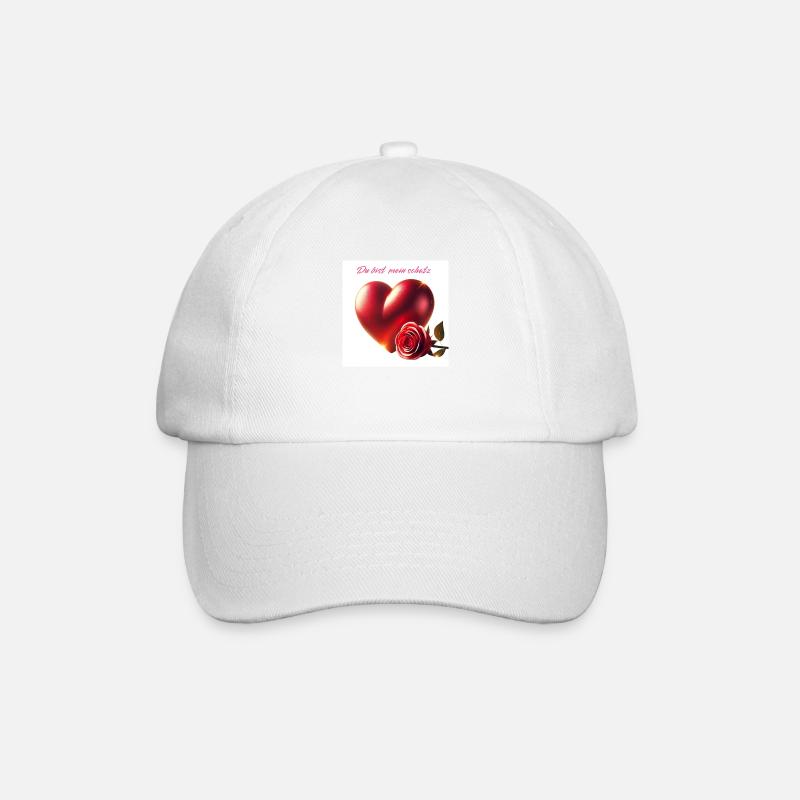 No Name - Baseball Cap - white/white