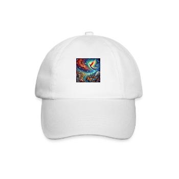 Der fliegende Geiger - Baseballkappe - Weiß/Weiß - Vorne
