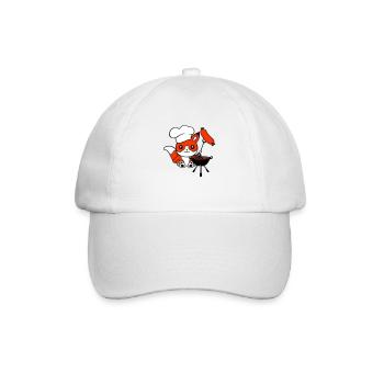 Fox Grills Sausages Grill Master Grilling Cooking - Baseball Cap - white/white - Front