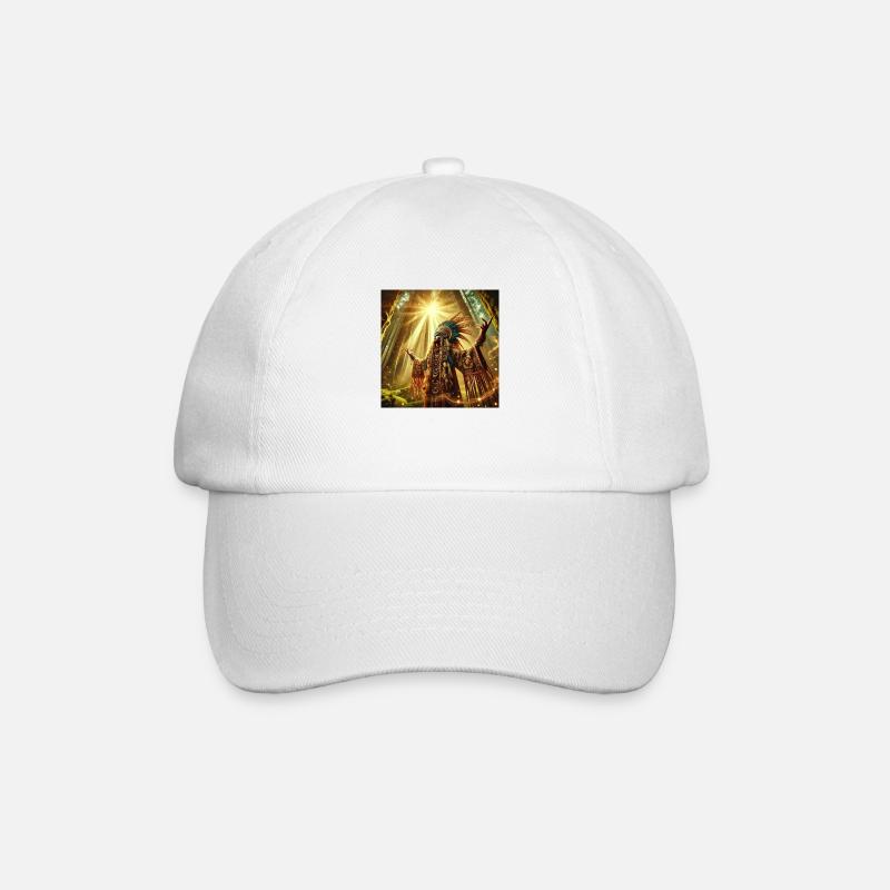 Chaman en transe (C) - Casquette classique - blanc/blanc