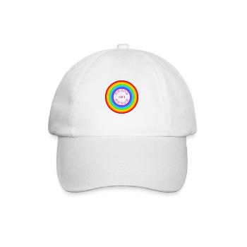 Rond et fier ! LGBTQ+, SDC, Arc-en-ciel - Casquette classique - blanc/blanc - Devant