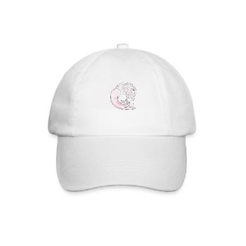 Lazy y Proud Cats - Baseball Cap - white/white - Front