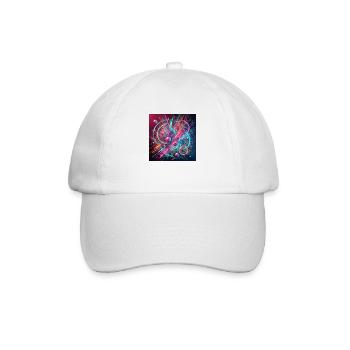 Neon-Energie - Baseballkappe - Weiß/Weiß - Vorne