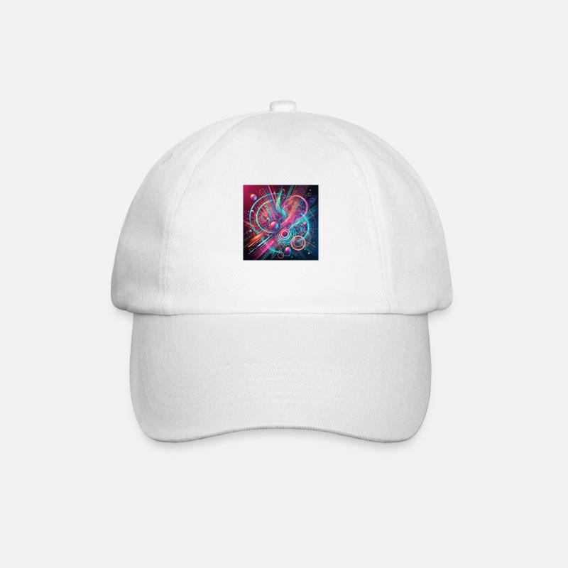 Neon Energy - Baseball Cap - white/white