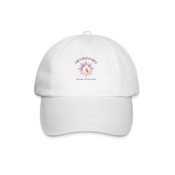 Kind Inspirational Daily Quote T-shirt for Mom - Baseball Cap - white/white - Front