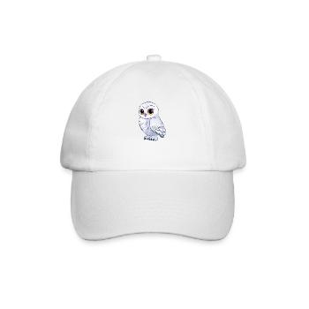 Hibou blanc - Casquette classique - blanc/blanc - Devant