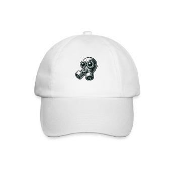 masque à gaz - Casquette classique - blanc/blanc - Devant