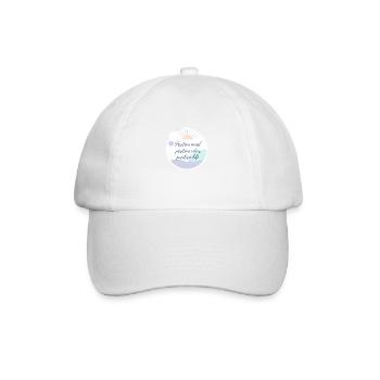 Ondes positives Calmant Esthétique Pleine conscience - Casquette classique - blanc/blanc - Devant