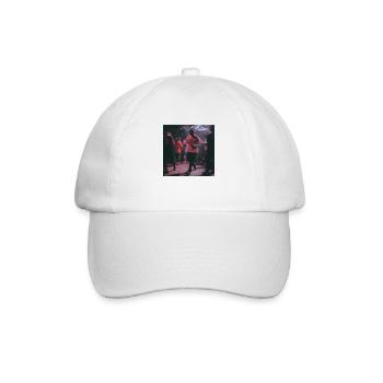 Techno dude - Baseballkappe - Weiß/Weiß - Vorne
