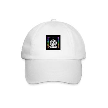 Namastè White - Baseballkappe - Weiß/Weiß - Vorne