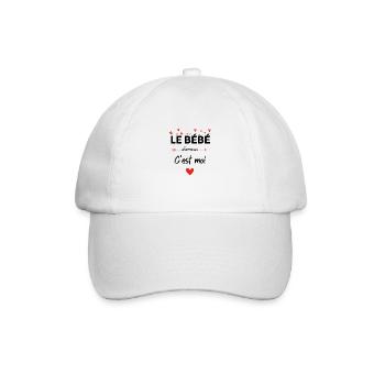 The Love Baby Is Me - Matching Mom - Baseball Cap - white/white - Front
