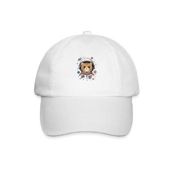 Chat astronaute - Casquette classique - blanc/blanc - Devant