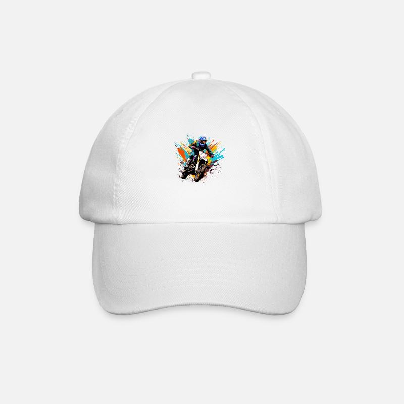 Motocross - Casquette classique - blanc/blanc